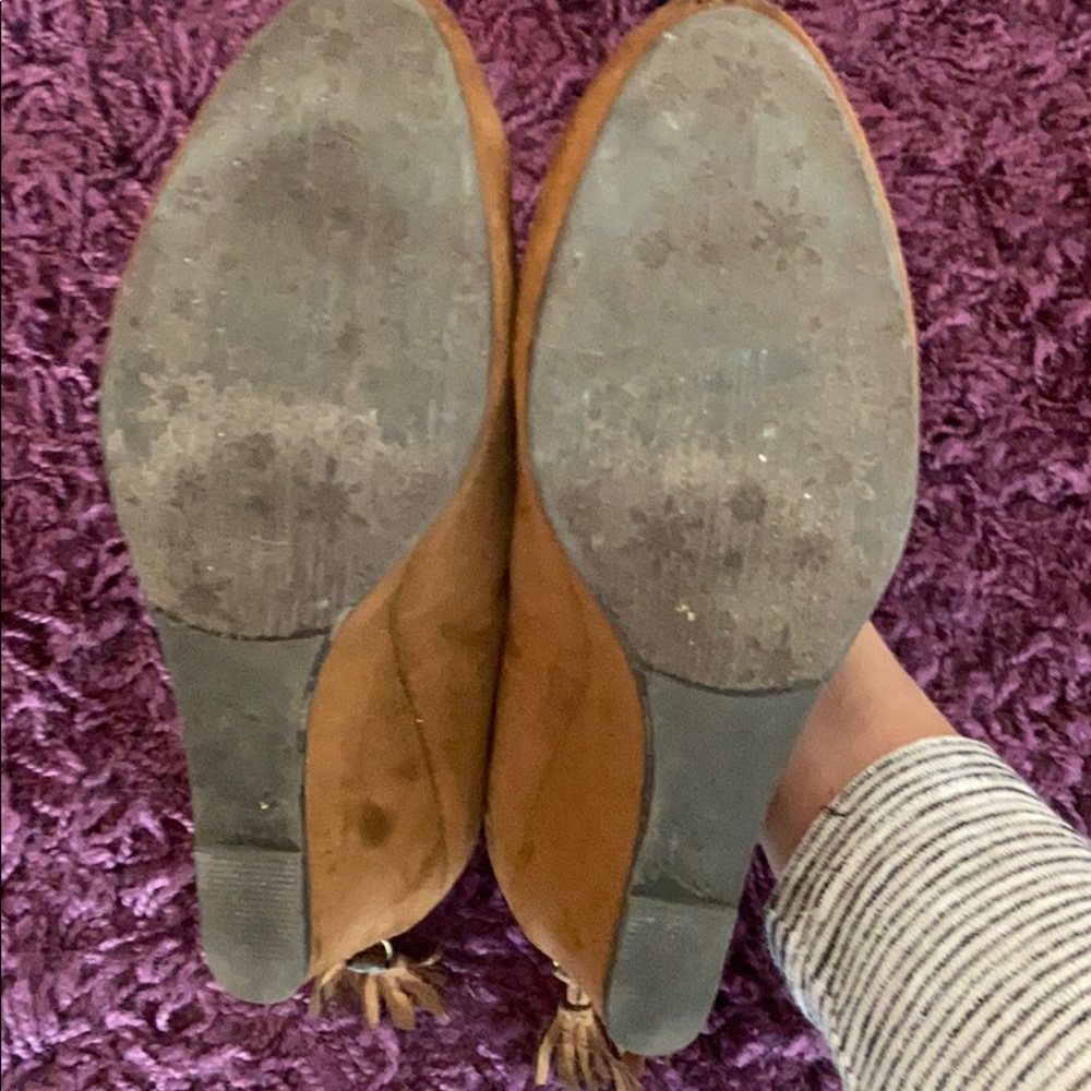 Suede Ankle Booties - Picture 3 of 5